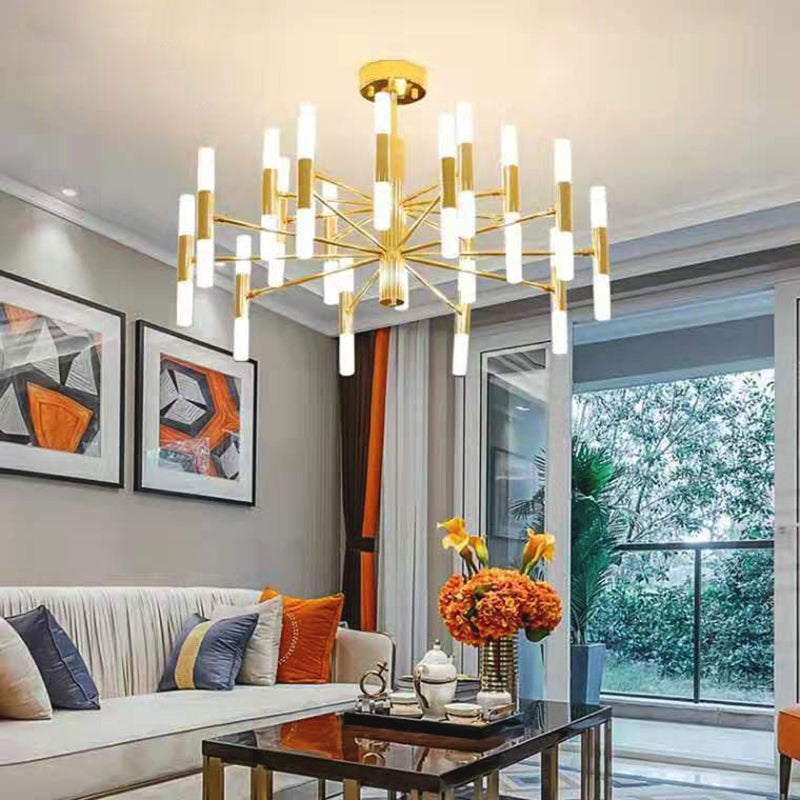 Acryl cilindrische hanger kroonluchter modern-stijl hangende kroonluchter voor woonkamer