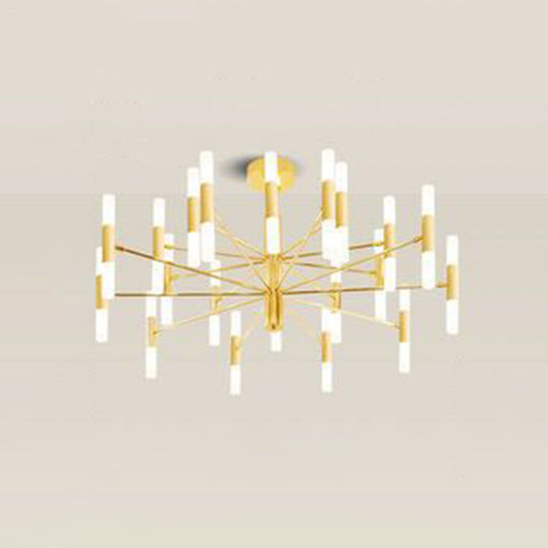 Acryl cilindrische hanger kroonluchter modern-stijl hangende kroonluchter voor woonkamer