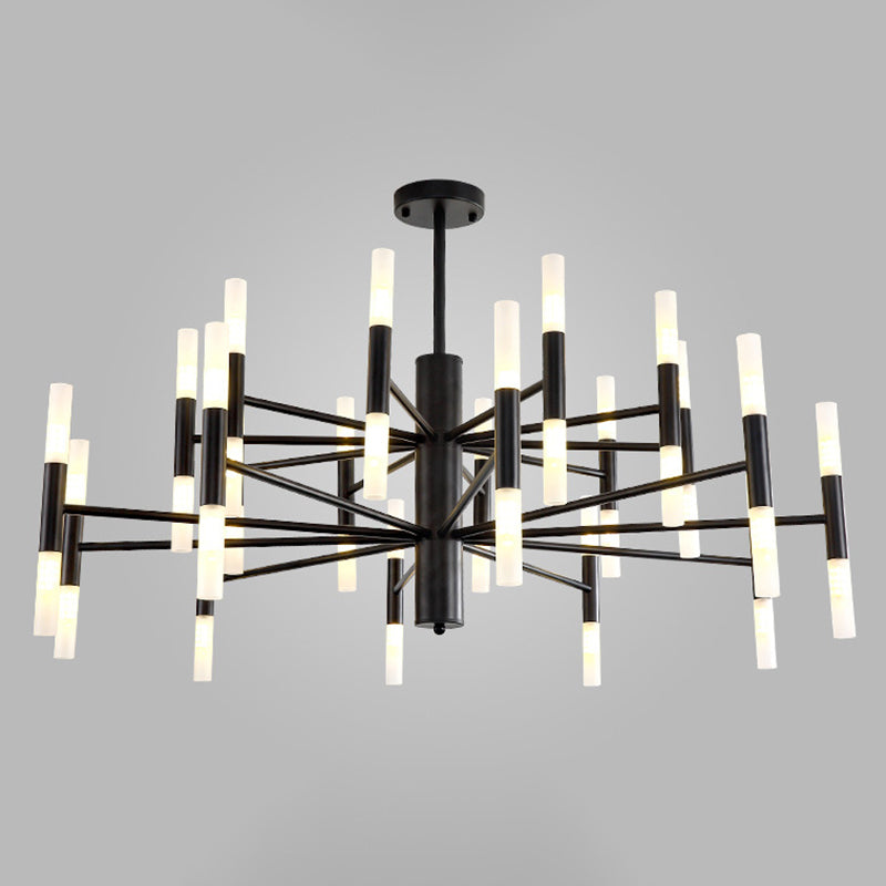 Acryl cilindrische hanger kroonluchter modern-stijl hangende kroonluchter voor woonkamer