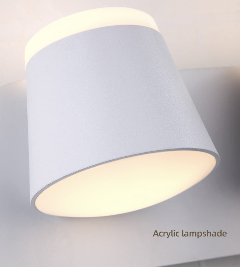 Modern Minimalist Style Half Cylinder Wall Light Sconces Acrylic Wall Lighting for Living Room