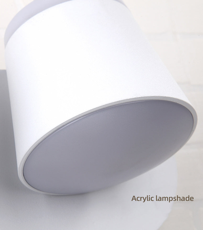 Modern Minimalist Style Half Cylinder Wall Light Sconces Acrylic Wall Lighting for Living Room