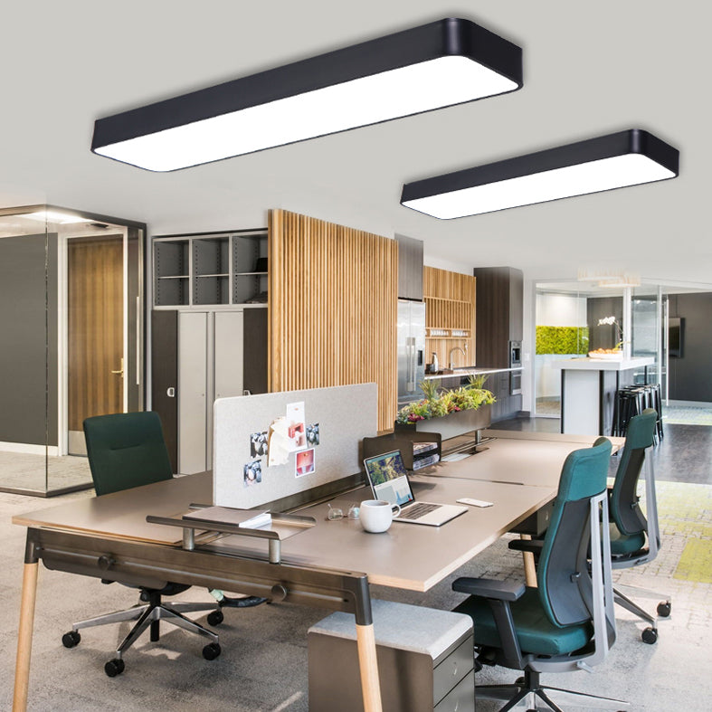 Modern Style Acrylic LED Flush Light Office Ceiling Mounted Light with 1 Light