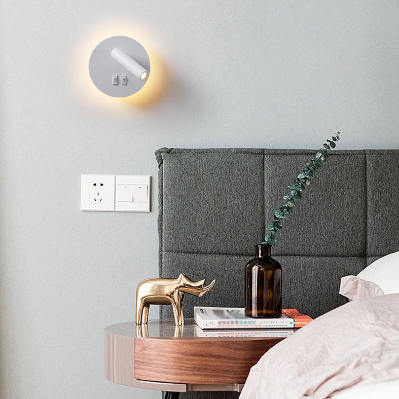 Modern Minimalist Style Wall Mount Light Metal 2 Lights Wall Sconces