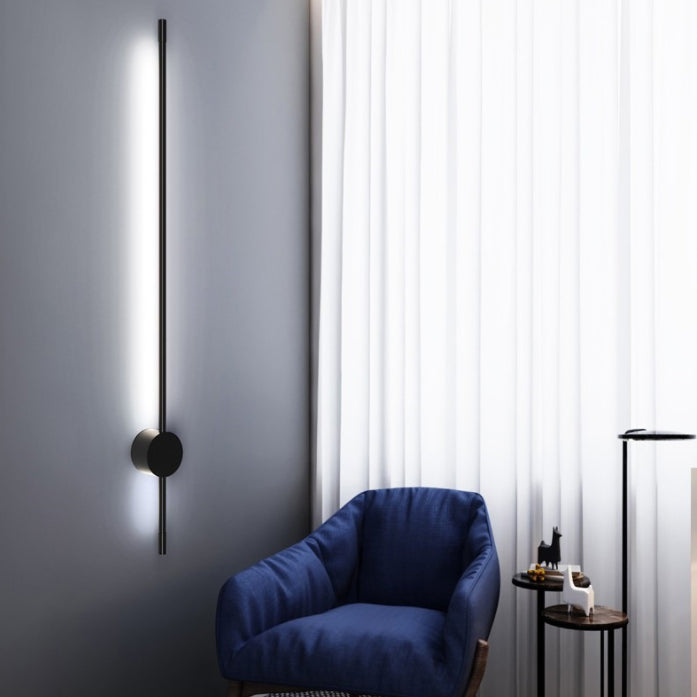 Moderner minimalistischer Stil Linear Wandmontierte Lichter Metall Wandleuchten für Wohnzimmer
