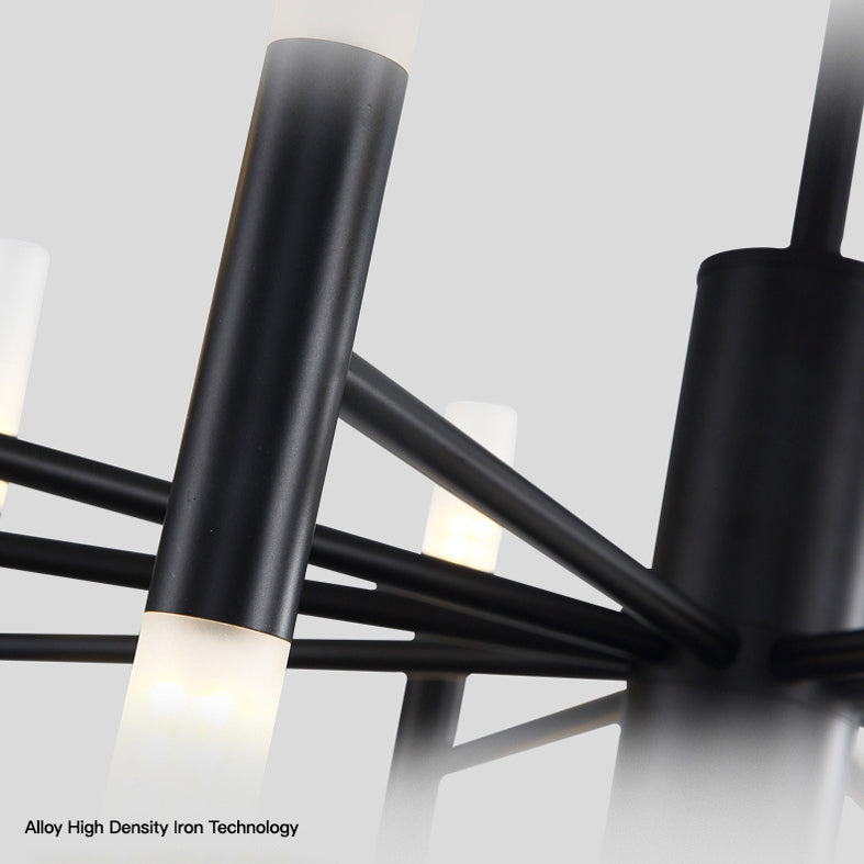 Acryl cilindrische hanger kroonluchter modern-stijl hangende kroonluchter voor woonkamer