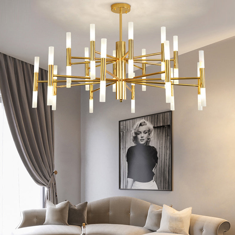 Acryl cilindrische hanger kroonluchter modern-stijl hangende kroonluchter voor woonkamer