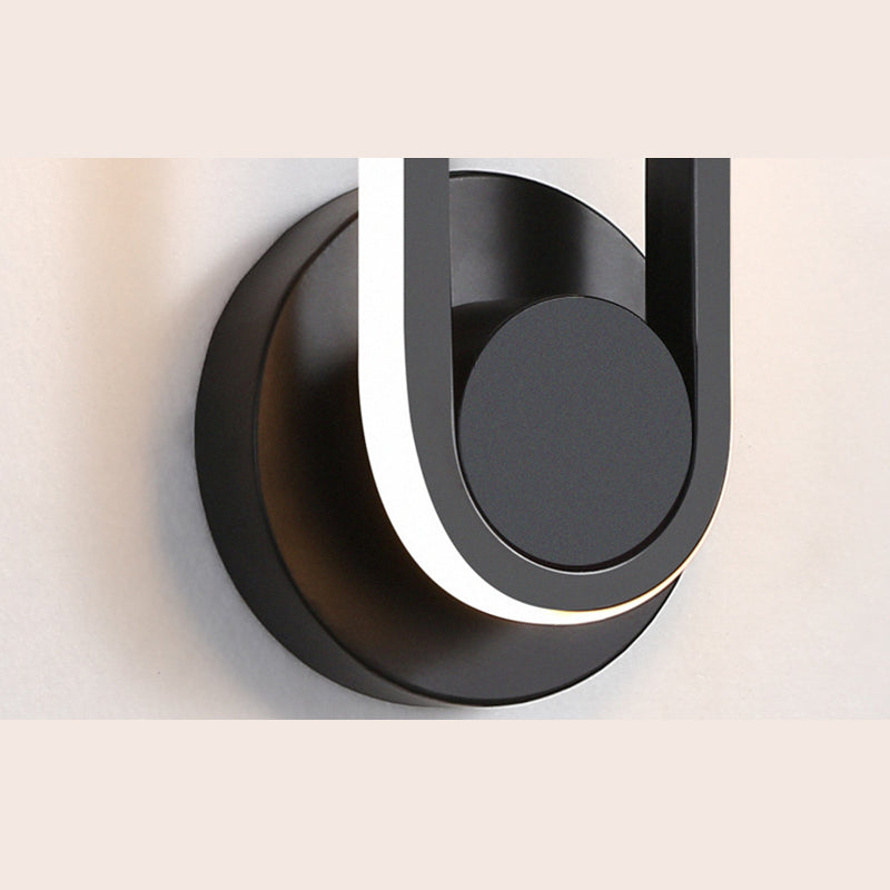 11.8" Height Modern Simplicity LED Wall Lamp 330° Rotatable Line Light for Bedroom