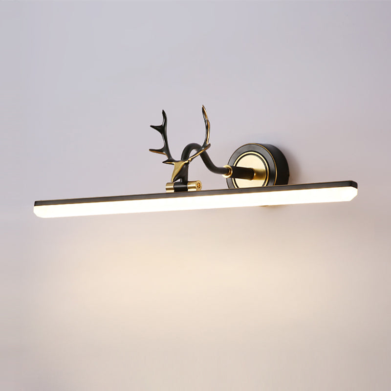 Modern Luxury Linear Vanity Lighting Fixtures Copper Vanity Lights for Bathroom