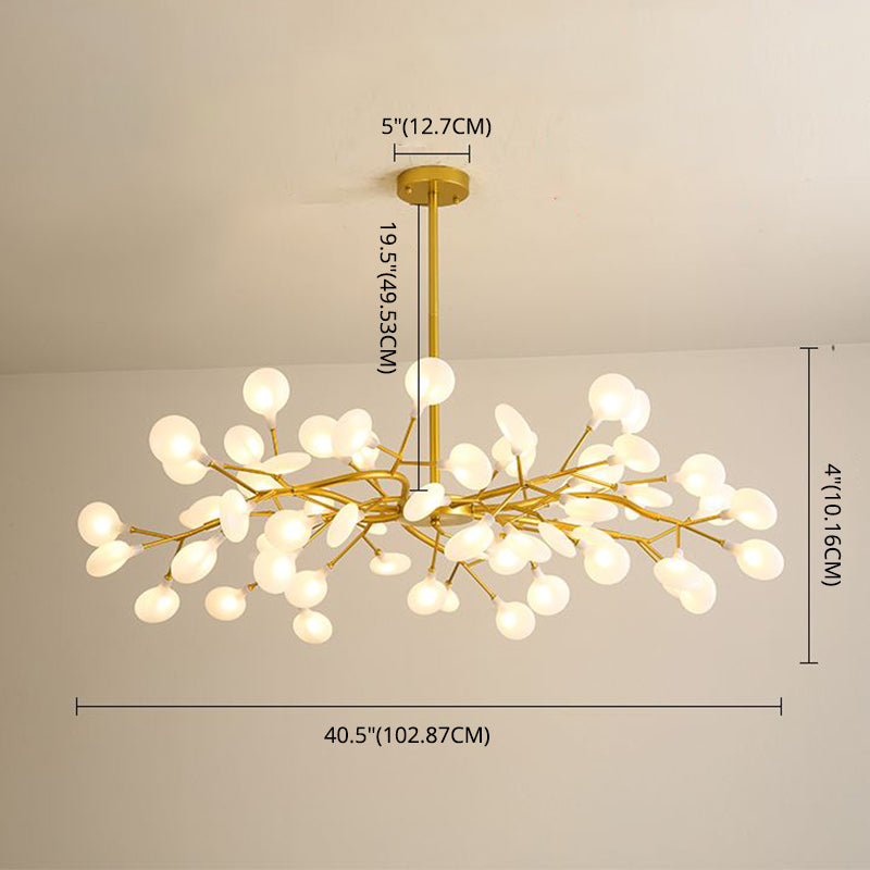 Rami di metallo lampadario lampadario a sospensione Light Style lampadario lampadario per camera da letto