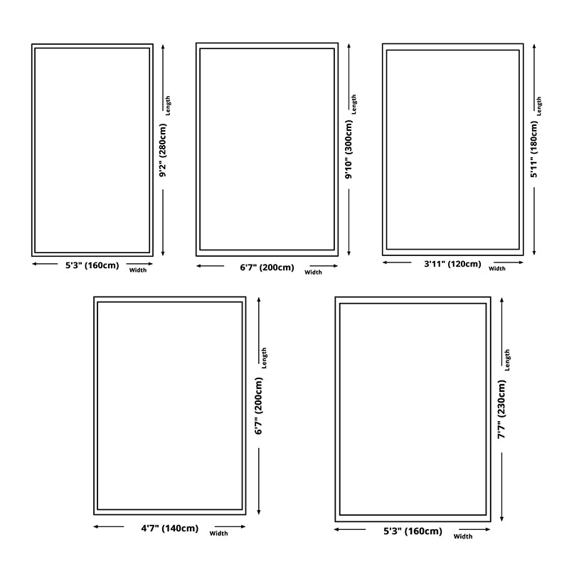 Simplicity Floral Print Rug Funky Polyester Rectangle Rug Friendly Washable Indoor Carpet for Home Decoration