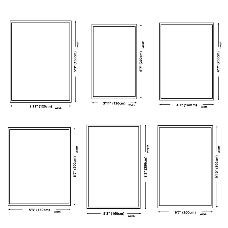 Contemporary Simple Bedroom Rug Irregular Color Block Carpet Creative Polyester Area Rug for Bedroom