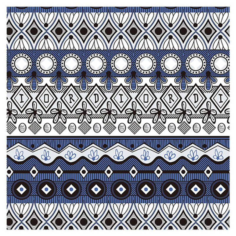 Eleganter mehrfarbiger Boho-Chic-Teppich-Polyester-Stammesmuster Innenteppich Färbung Resistent Teppich für Wohnkultur