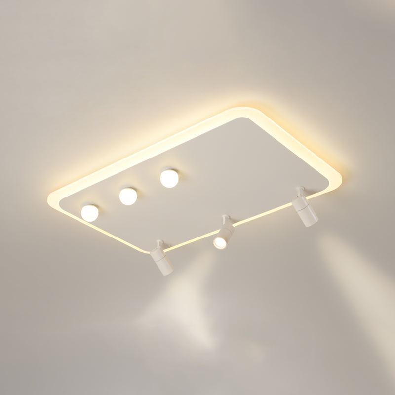 Ultramoderne LED-Deckenleuchten zur Deckenmontage, Deckenleuchte aus weißem Acryl