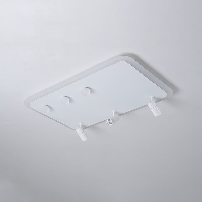 Ultramoderne LED-Deckenleuchten zur Deckenmontage, Deckenleuchte aus weißem Acryl