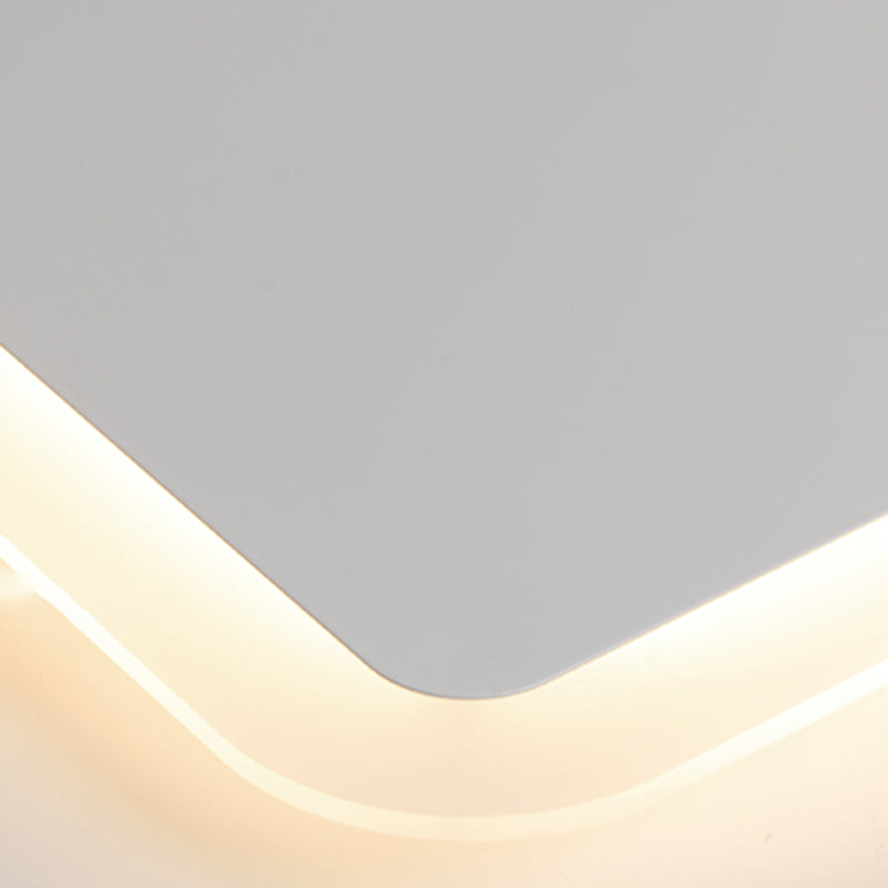 Ultramoderne LED-Deckenleuchten zur Deckenmontage, Deckenleuchte aus weißem Acryl