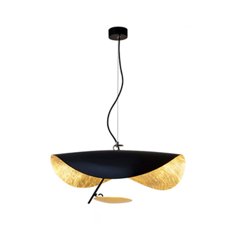 Metal Hat-Shape Chandelier Pendant Light Modern LED Chandelier Lamp for Dinning Room