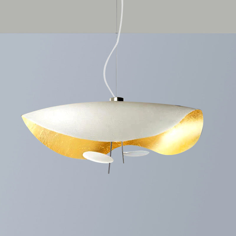 Metal Hat-Shape Chandelier Pendant Light Modern LED Chandelier Lamp for Dinning Room