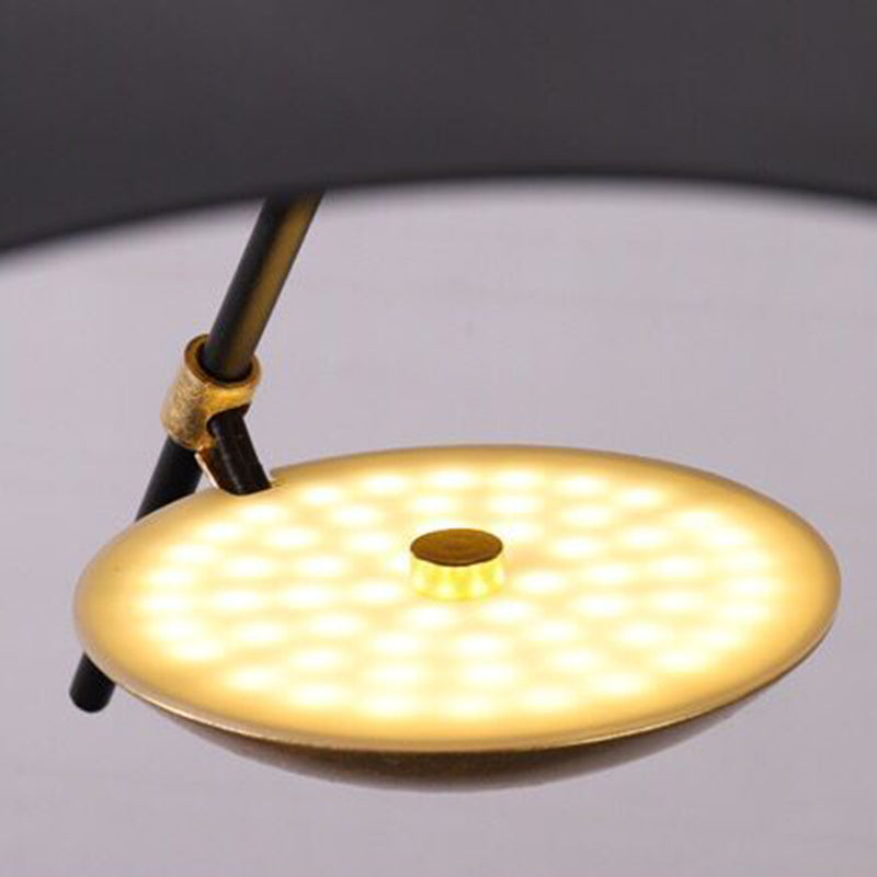 Metal Hat-Shape Chandelier Pendant Light Modern LED Chandelier Lamp for Dinning Room