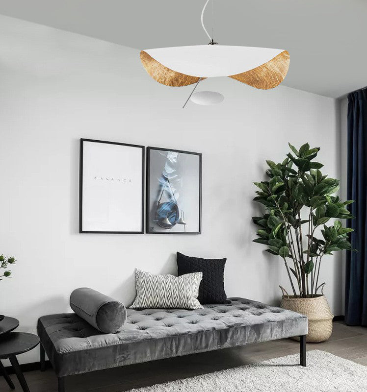 Metal Hat-Shape Chandelier Pendant Light Modern LED Chandelier Lamp for Dinning Room