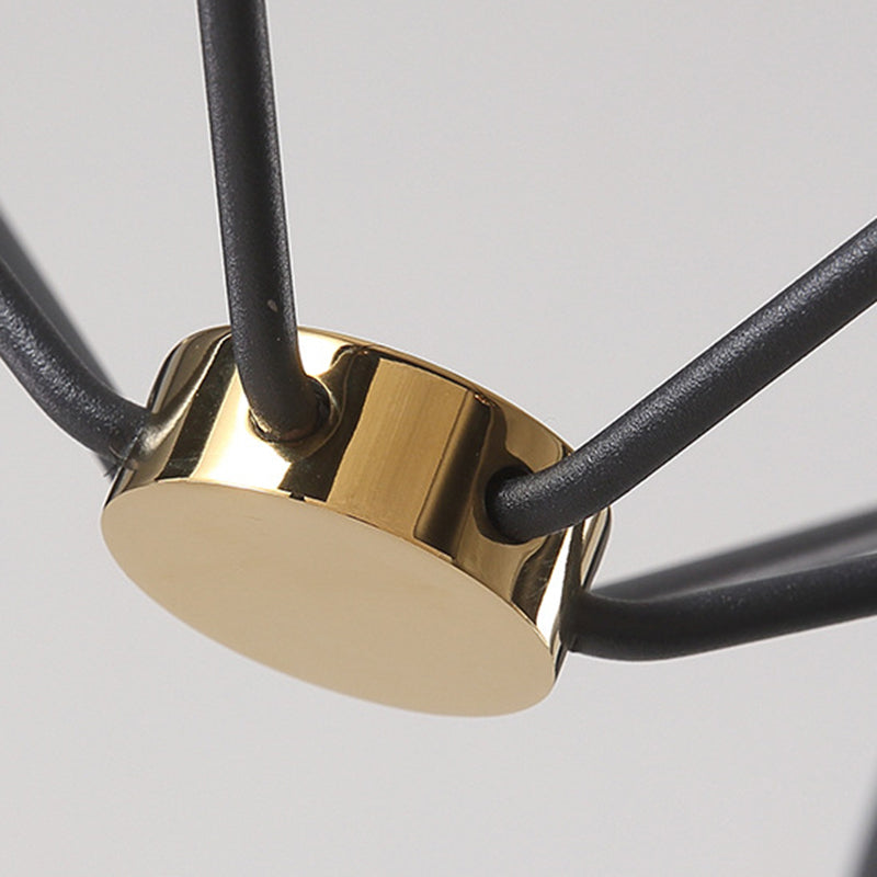 Modern Style Chandelier Pendant Light Shaded Pendant Chandelier with Metal Shade