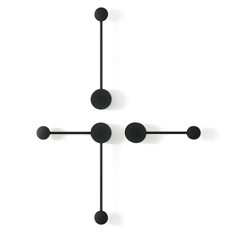 Linee geometriche Minimalismo Lampada a parete LED POST-MODERN STIIGNER SCONCE LUCI IN NERO