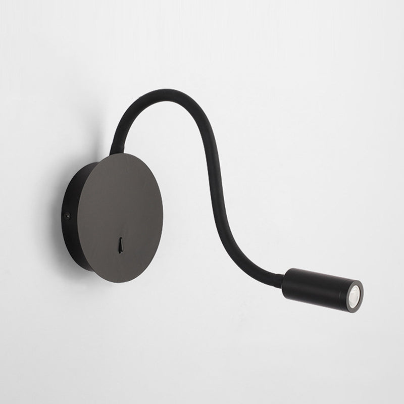 Adjustable Spotlight Design Bedside LED Reading Lamp Modern Simplicity Style Wall Mount Lamp for Bedroom