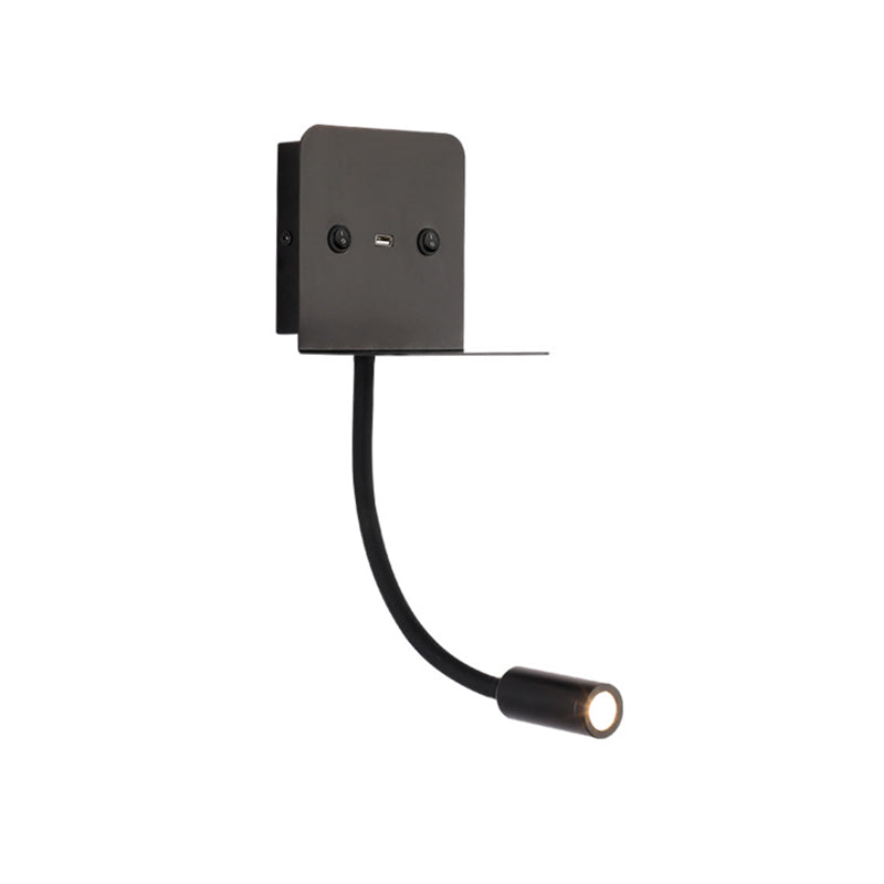 Adjustable Spotlight Design Bedside LED Reading Lamp Modern Simplicity Style Wall Mount Lamp for Bedroom