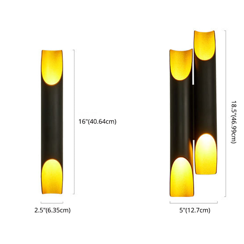 Aluminum Alloy Creative LED Wall Lamp Post-modern Style Metal Sconce Lighting for Dining Room Hallway