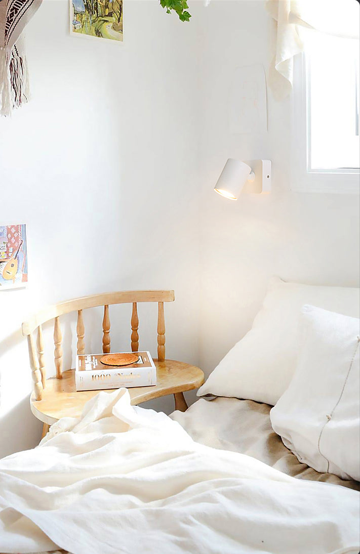 Modern Minimalist Style Cylinder Wall Light Sconces Metal 1 Light Sconce Lights for Bedroom