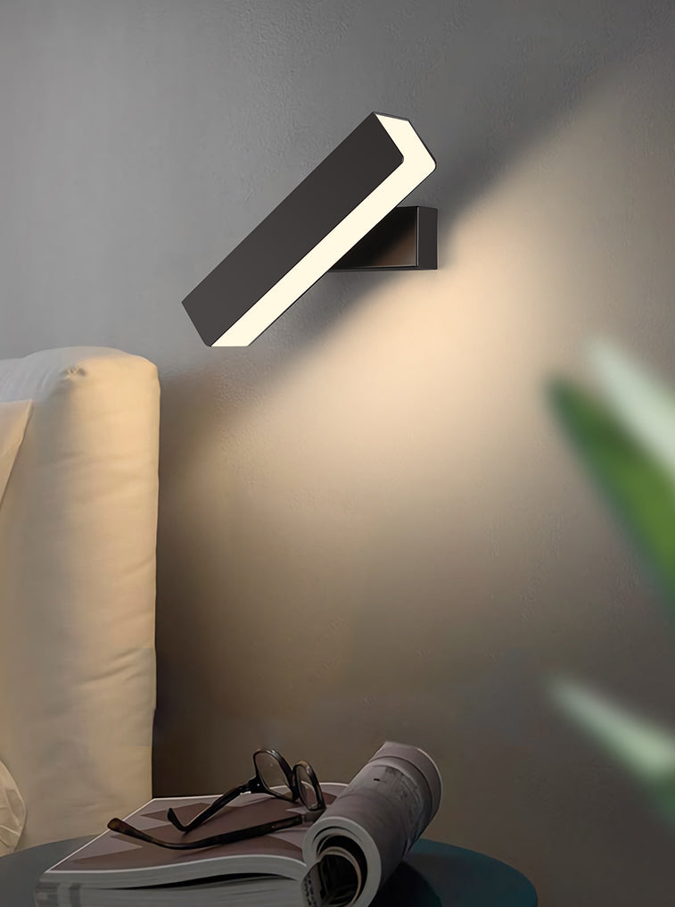 Modern Minimalist Style Rectangular Wall Light Sconces Metal Sconce Lights for Bedroom
