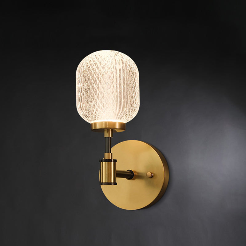 Lámpara de montaje de pared de la esfera moderna 1 Light Wall Donce para sala de estar