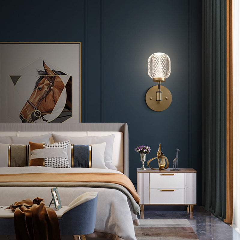 Lámpara de montaje de pared de la esfera moderna 1 Light Wall Donce para sala de estar