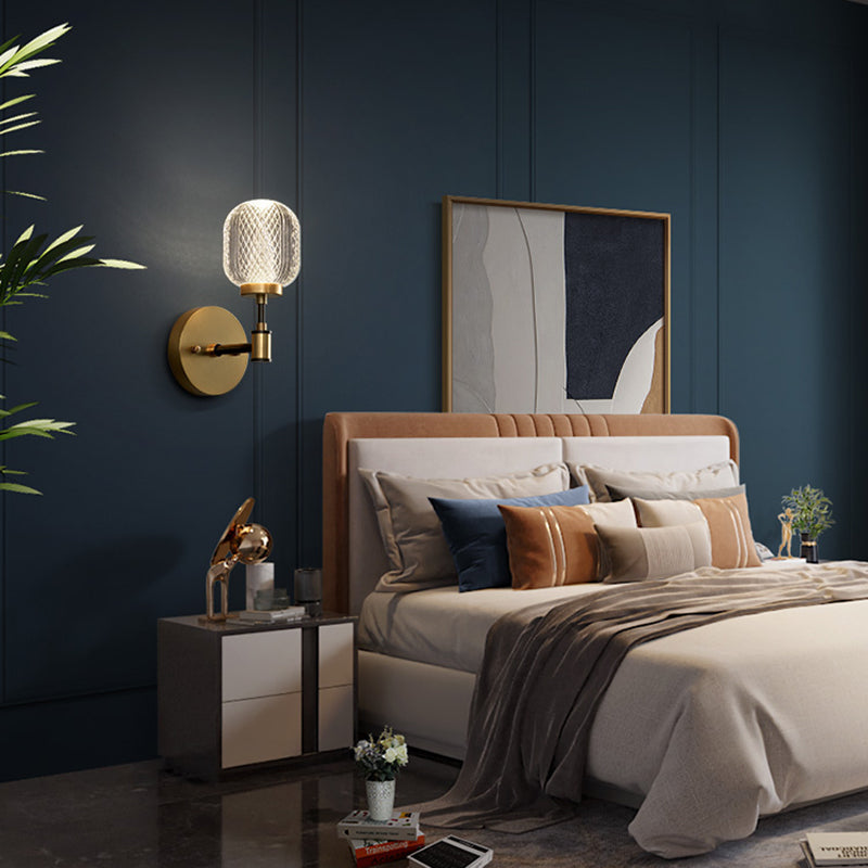 Lámpara de montaje de pared de la esfera moderna 1 Light Wall Donce para sala de estar