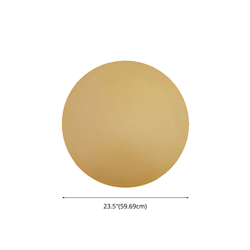 Modern Minimalist Style Round Disc Wall Light Sconces Metal Sconce Lights for Living Room