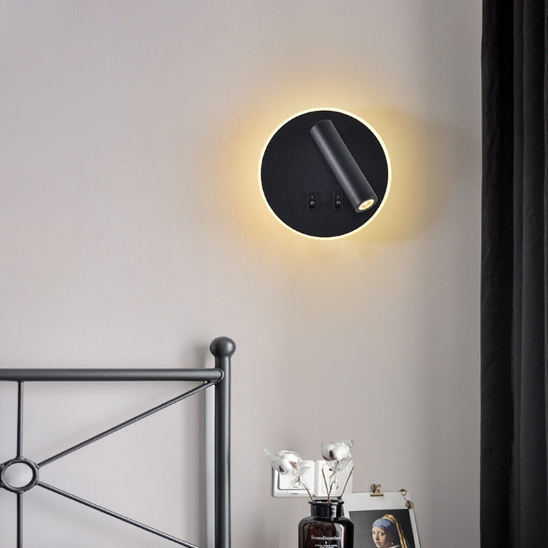 Moderne minimalistische stijl muurlampjes SCONCES Metal 2 lichten SCONCE -lichten voor slaapkamer