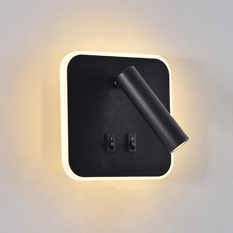 Moderne minimalistische stijl muurlampjes SCONCES Metal 2 lichten SCONCE -lichten voor slaapkamer