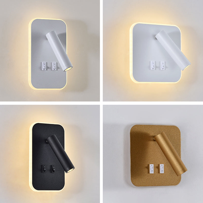 Moderne minimalistische stijl muurlampjes SCONCES Metal 2 lichten SCONCE -lichten voor slaapkamer
