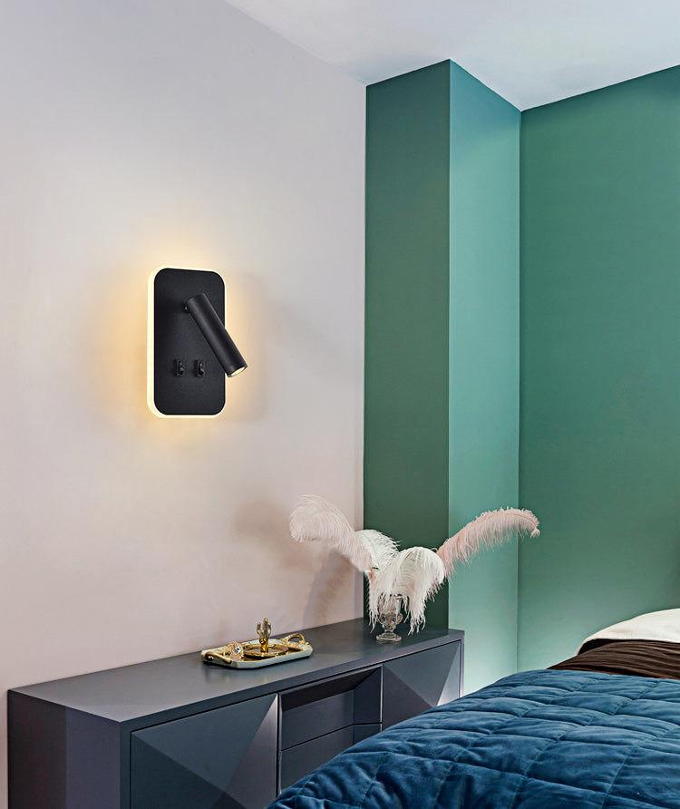 Moderne minimalistische stijl muurlampjes SCONCES Metal 2 lichten SCONCE -lichten voor slaapkamer