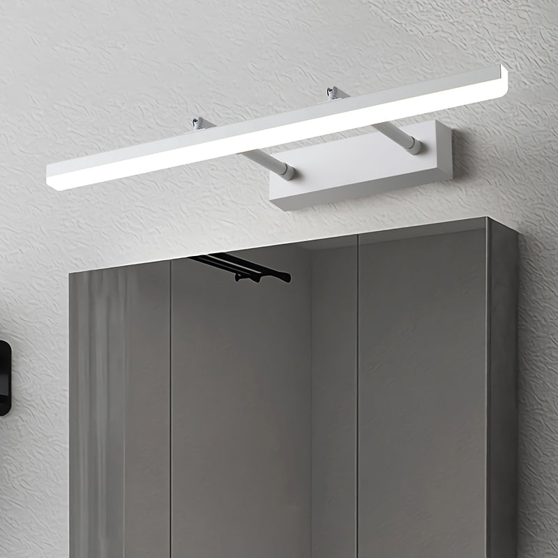 Modern Minimalist Style Linear Led Vanity Light Fixtures Vanity Lighting with Acrylic Shade