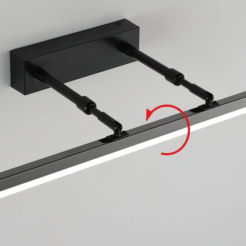 Modern Minimalist Style Linear Led Vanity Light Fixtures Vanity Lighting with Acrylic Shade