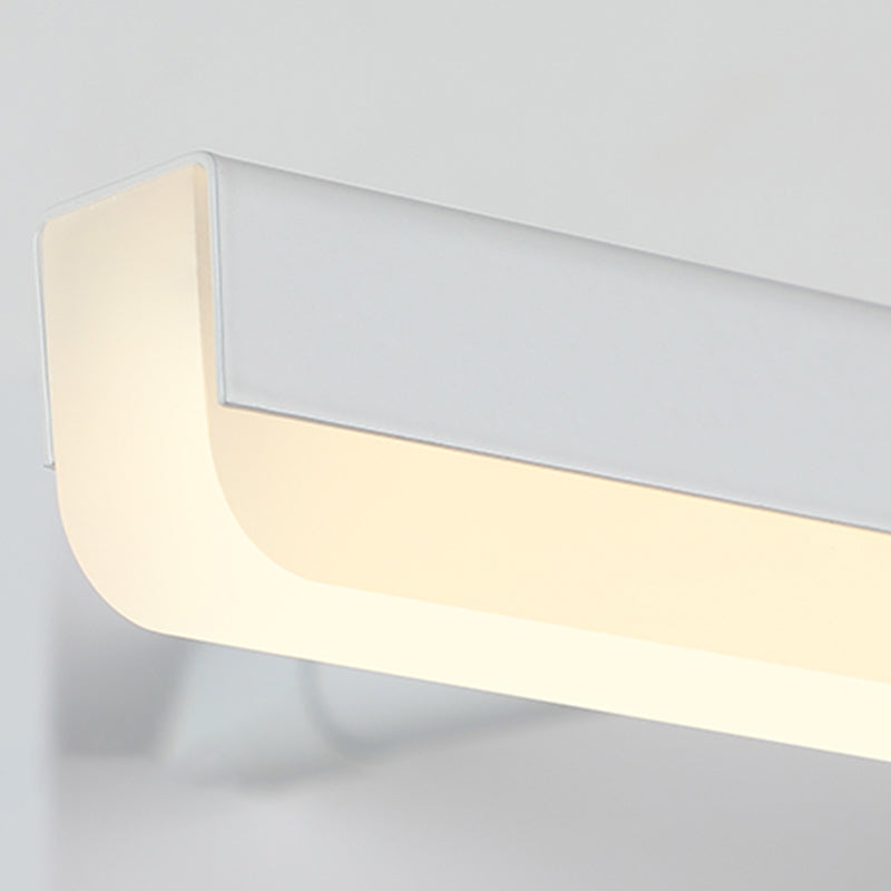 Modern Minimalist Style Linear Led Vanity Light Fixtures Vanity Lighting with Acrylic Shade