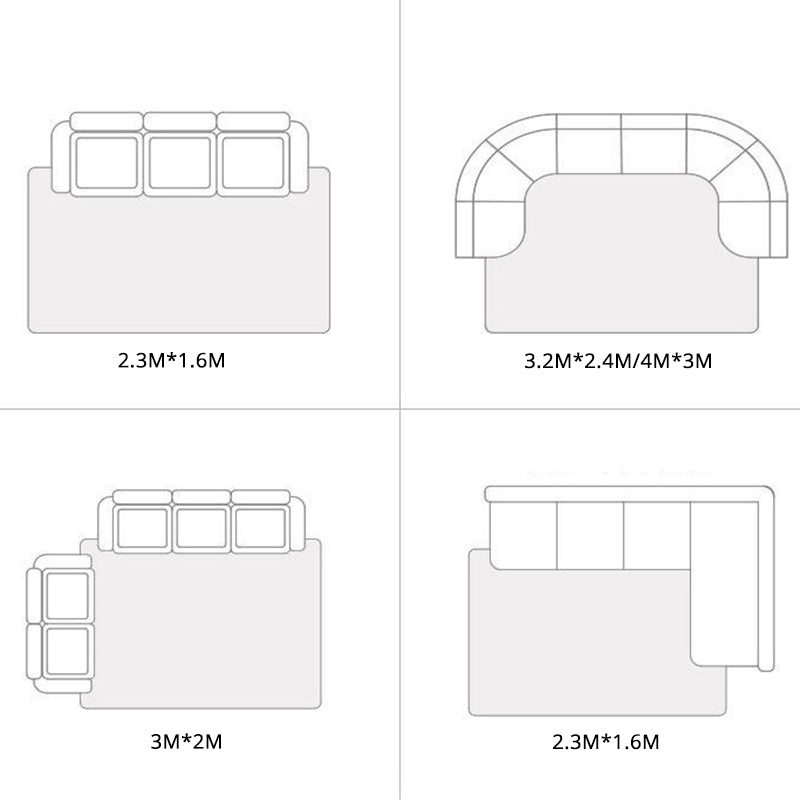 Multicolor Boheems gebied tapijt polyester zuidwestelijk patroon binnen tapijt antislip rugtapijt voor woonkamer