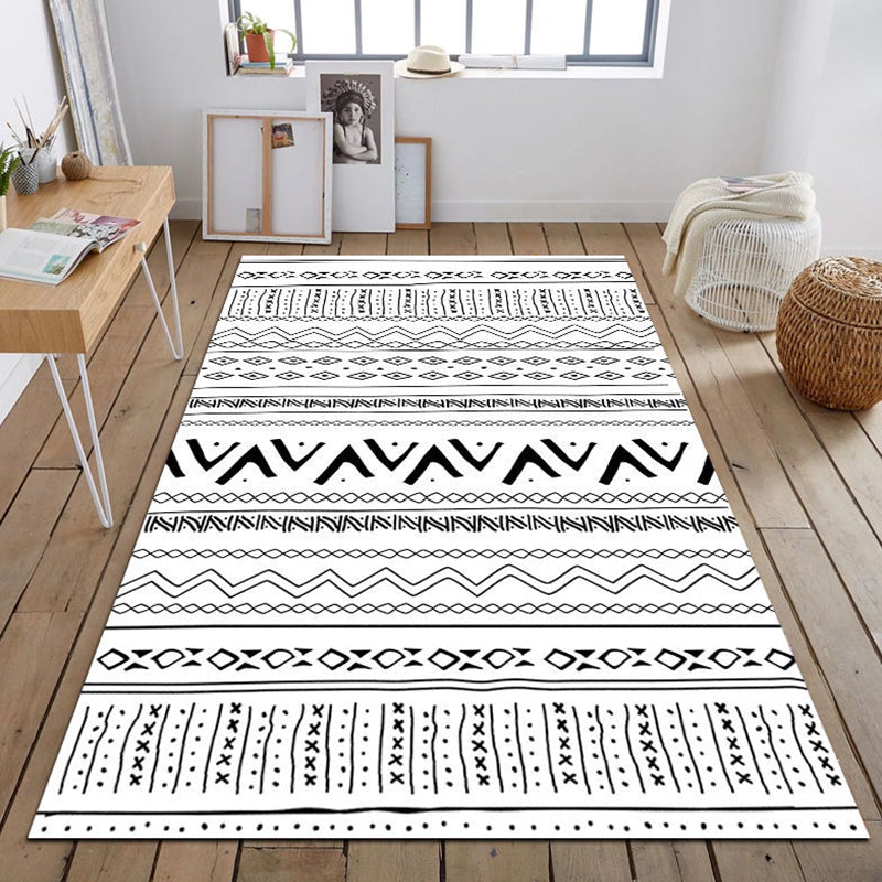 Lichte kleur Boheemse gebieden tapijt polyester zuidwestelijke print binnen tapijt Anti-slip achterste tapijt voor woonkamer