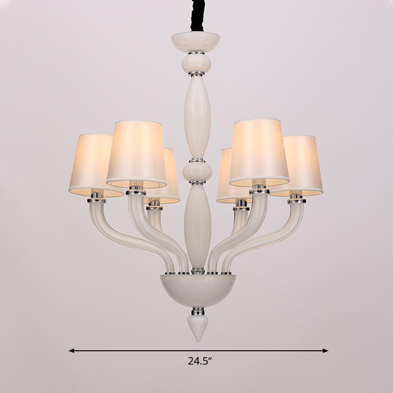 12 bulbos Candelier de techo