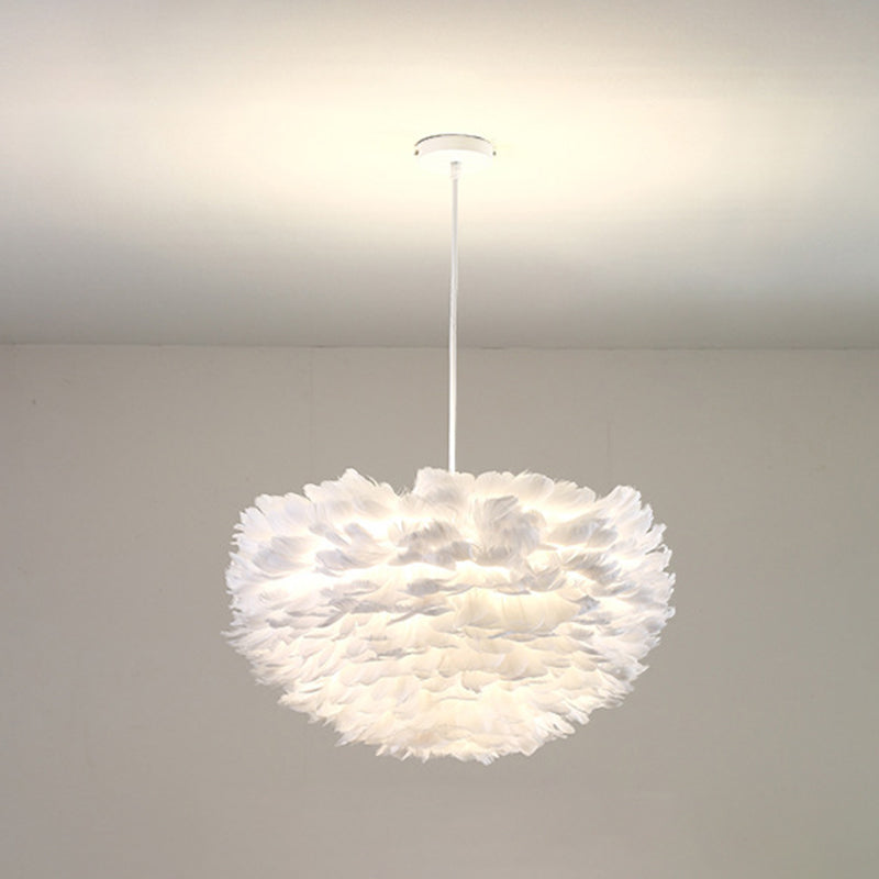 Verstelbaar hangende koord kroonluchter licht moderne eenvoud bol veer plafond hanger voor slaapkamer
