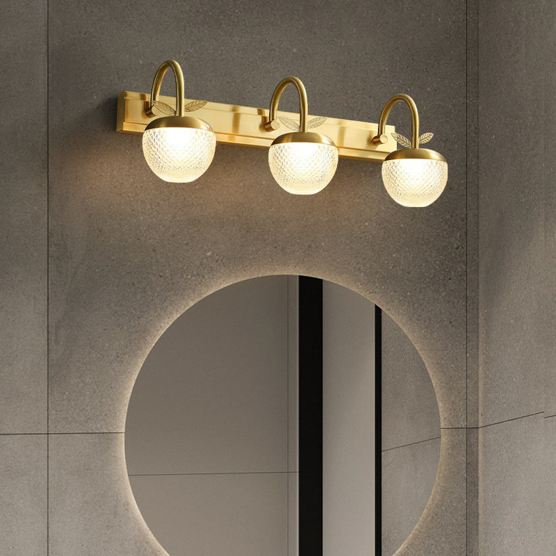 Global Vanity Wall Light Fixtures Modern Minimalist Style Vanity Lights with Acrylic Shade