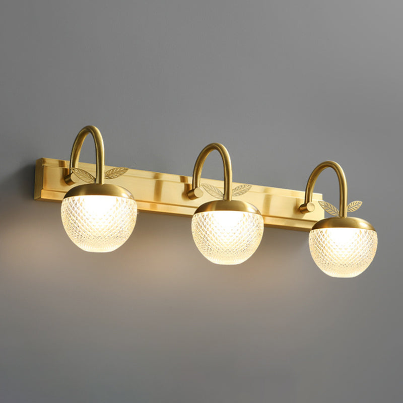 Global Vanity Wall Light Fixtures Modern Minimalist Style Vanity Lights with Acrylic Shade