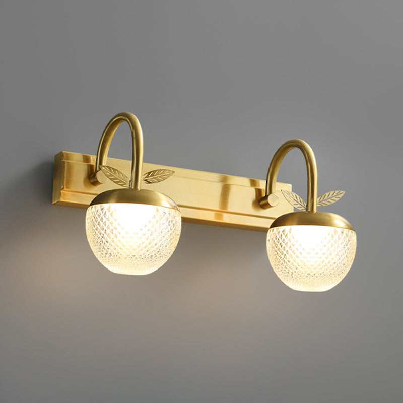 Global Vanity Wall Light Fixtures Modern Minimalist Style Vanity Lights with Acrylic Shade