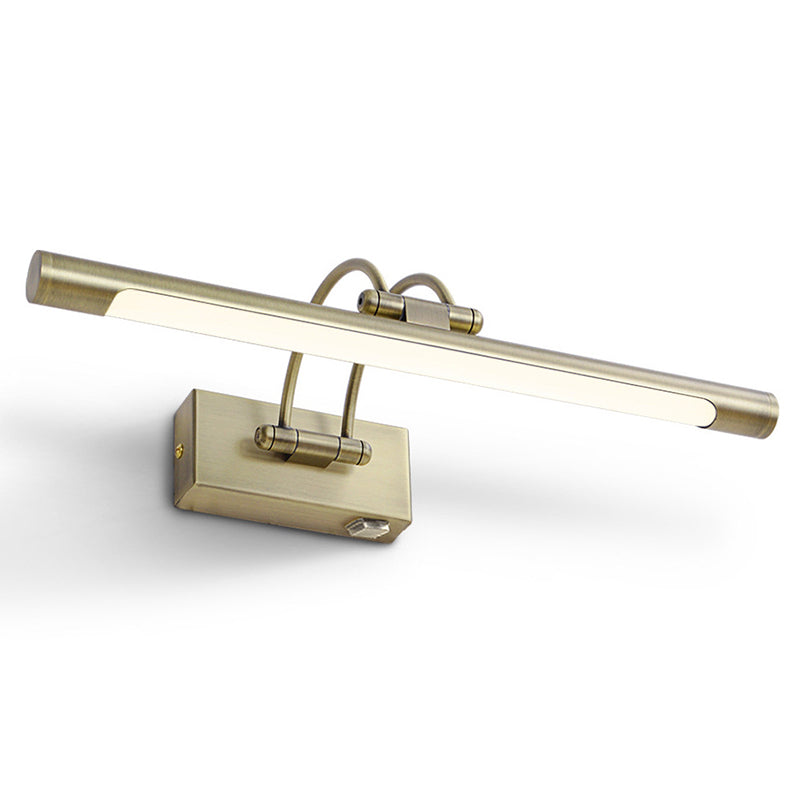 Modern Minimalist Style Cylindrical Vanity Wall Light Fixtures Metal Vanity Lights for Toilet