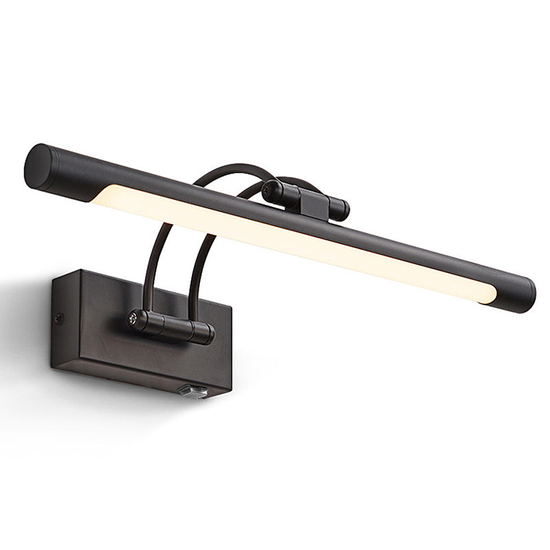 Modern Minimalist Style Cylindrical Vanity Wall Light Fixtures Metal Vanity Lights for Toilet